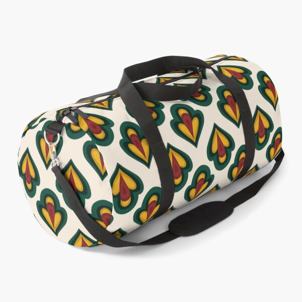 Item preview, Mid-Century Lotus- Forest Green Mustard And Rust designed and sold by artistmaria.