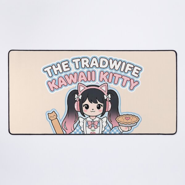 Item preview, The Tradwife Kawaii Kitty: Home Sweet Home (and meow) designed and sold by CuteKats.