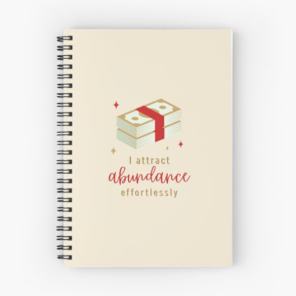 Item preview, I Attract Abundance Effortlessly Manifestation Affirmation designed and sold by GemsAnatomy.