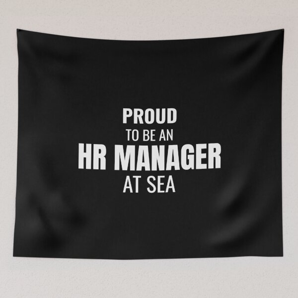Item preview, Proud to be an HR Manager at Sea (White) designed and sold by ShipCrewNation.