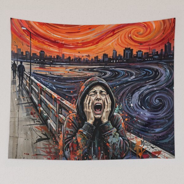 Item preview, Urban Scream Street Art designed and sold by Surviving Monday Club.