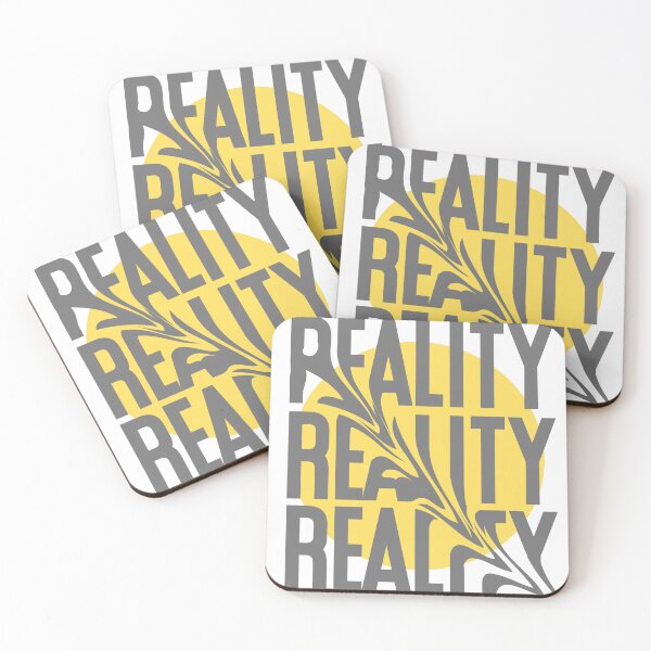 Item preview, Distorted Reality Yellow Circle Trippy Typography designed and sold by eMKa82.