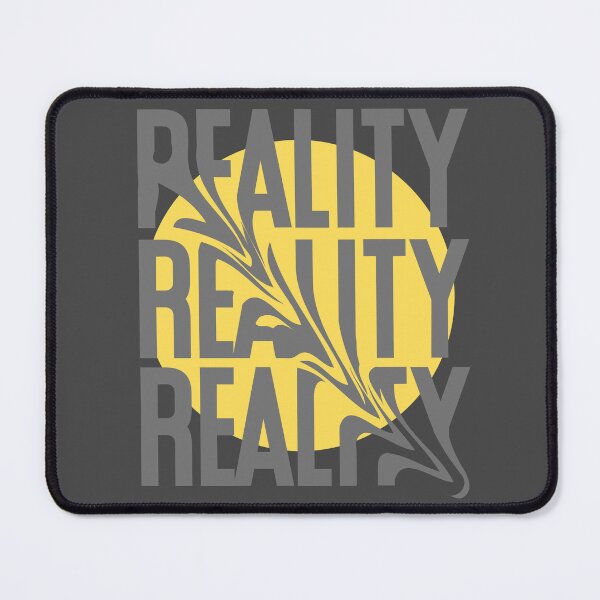 Item preview, Distorted Reality Yellow Circle Trippy Typography designed and sold by eMKa82.