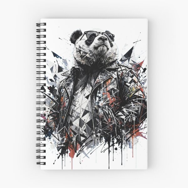 Item preview, Badass Panda With Sunglasses - Urban Biker Panda Streetwear Design designed and sold by ExpressoJungle.
