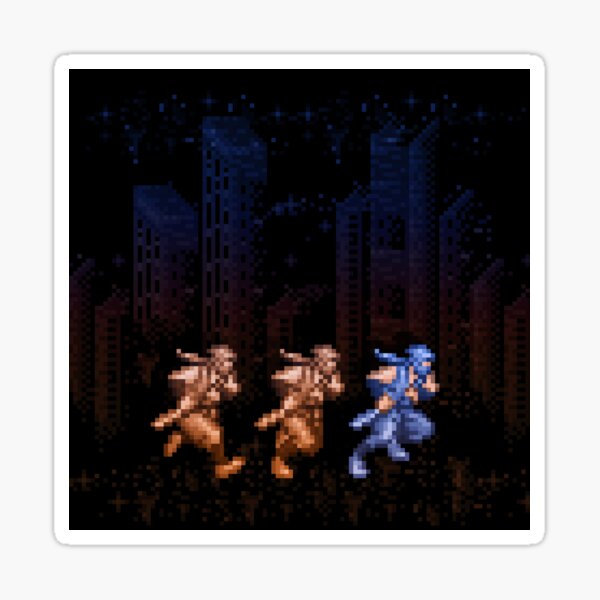 Ninja Shadows Sticker
