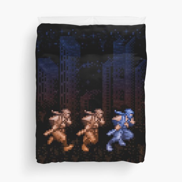 Ninja Shadows Duvet Cover
