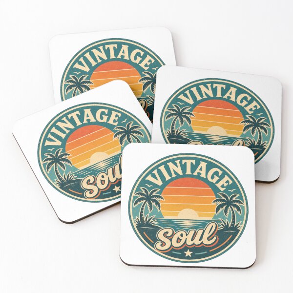 Item preview, Vintage Soul Retro Sunset Badge designed and sold by srinig.