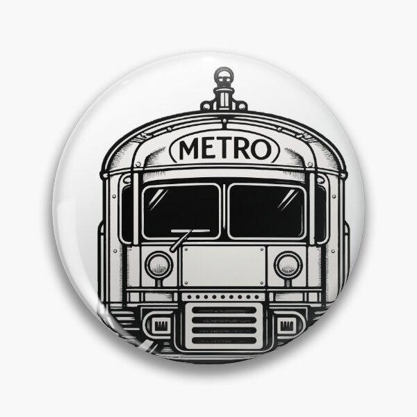 Item preview, Vintage Paris Metro Front View designed and sold by Globe Dolls.