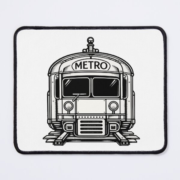 Item preview, Vintage Paris Metro Front View designed and sold by Globe Dolls.