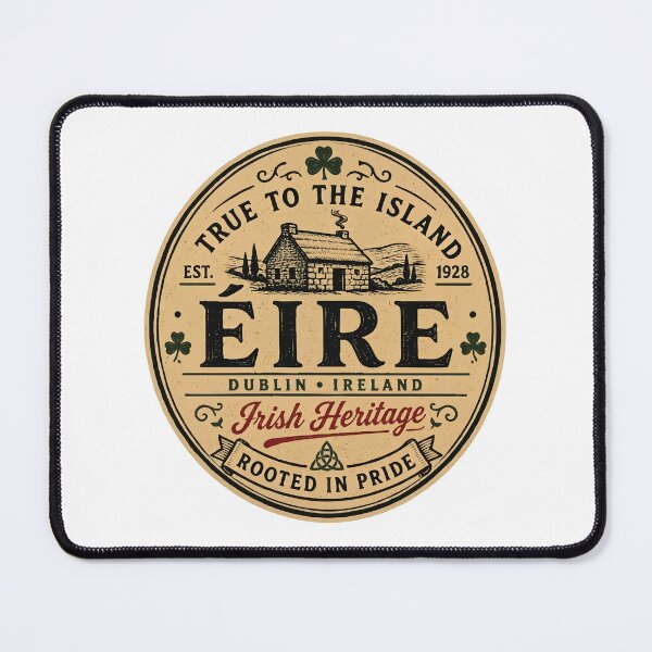 Item preview, Éire Irish Heritage Vintage Emblem - Dublin Ireland Shamrock designed and sold by Arezaali.