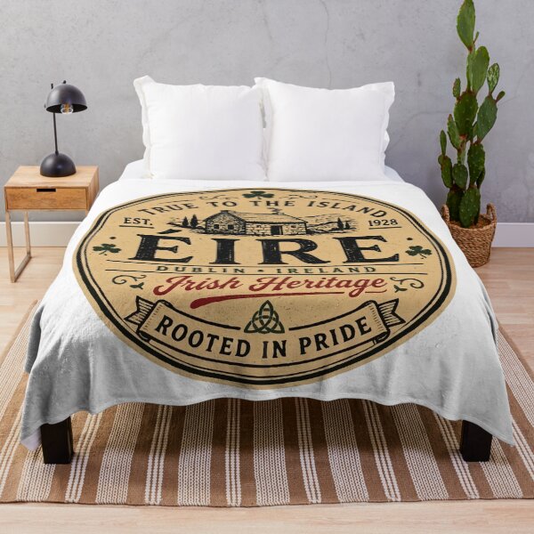 Item preview, Éire Irish Heritage Vintage Emblem - Dublin Ireland Shamrock designed and sold by Arezaali.