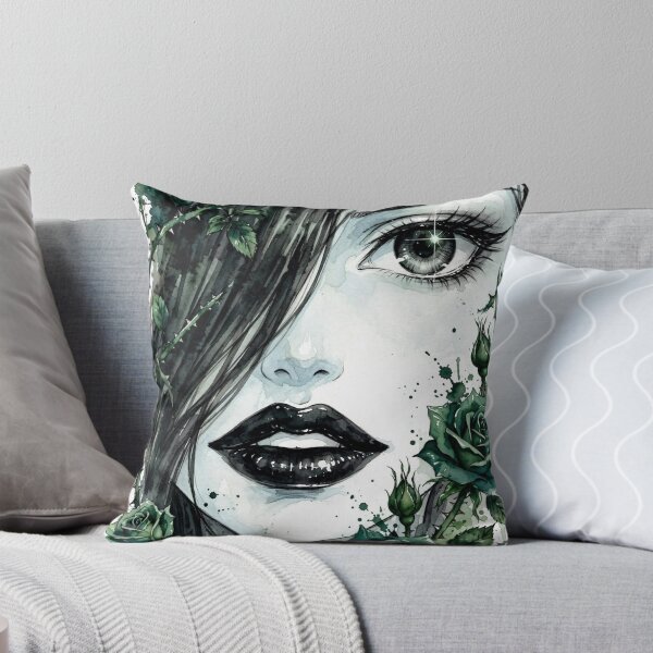Item preview, Ice Eye - Teal Rose Gothic Dark Aesthetic designed and sold by MAISON SYLVIE.