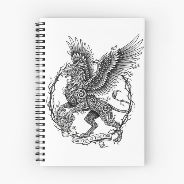 Item preview, Heraldic Griffin Winged Heart Vintage Emblem designed and sold by EchoWave11.