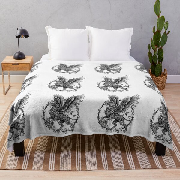 Item preview, Heraldic Griffin Winged Heart Vintage Emblem designed and sold by EchoWave11.