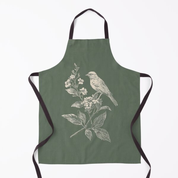Item preview, Vintage Songbird on Flowering Branch Art designed and sold by GoodOldPrints4.