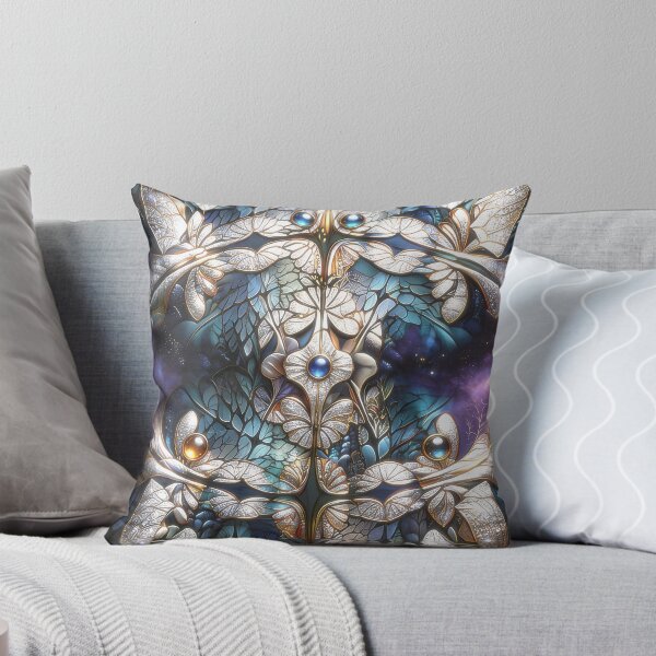 Item preview, Sparkling Jewel-encrusted Fractal Against a Stellar Background designed and sold by Frackxion.