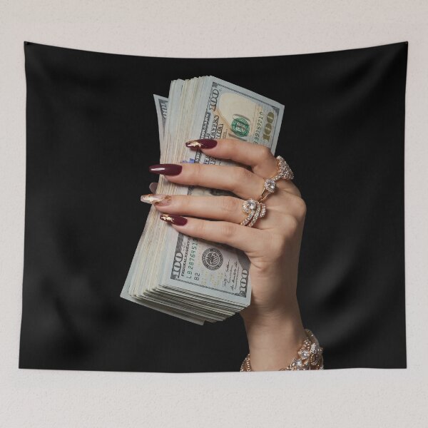 Item preview, Luxury Hand Holding Stack of Cash designed and sold by JenniferMoren.