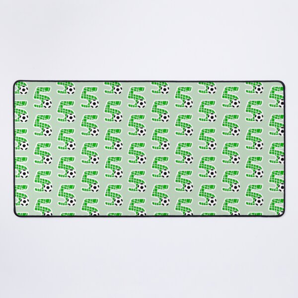 Item preview, Football Number 5 Green Five No #5 designed and sold by Jeallan Designs.