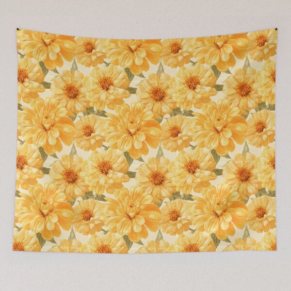Item preview, Elegant Zinnia Print - Hawaiian Flower Pattern - Gifts For Teenage Girls designed and sold by RoyalStarsPatts.