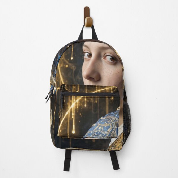 Item preview, Holographic Pearl Futuristic Portrait designed and sold by Surviving Monday Club.
