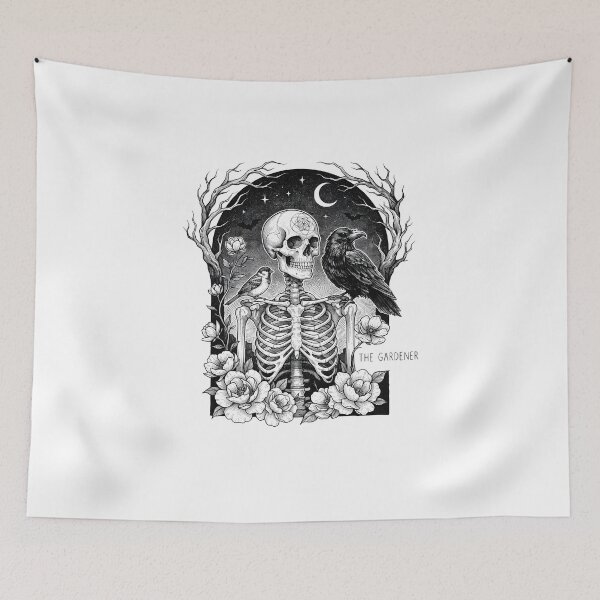 Item preview, The Gardener Gothic Skeleton designed and sold by OH-MY-GOTH.
