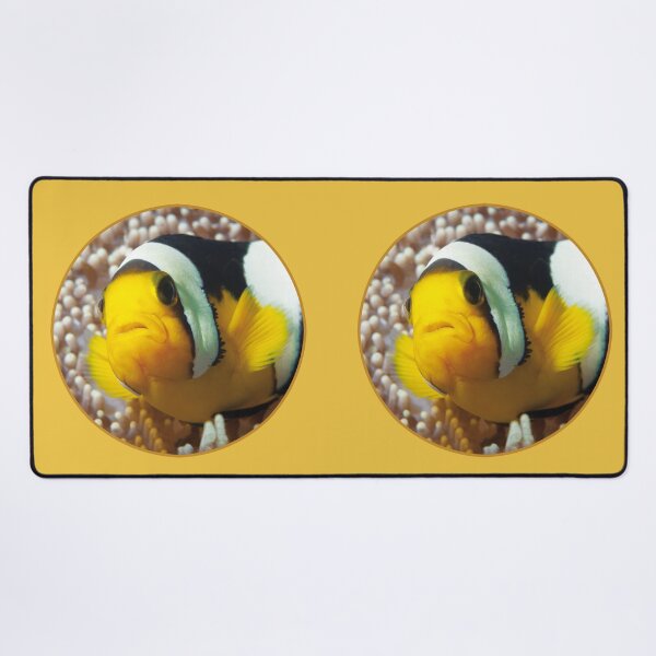 Item preview, Saddleback Clownfish Porthole Design * Ocean Circle Art | designed and sold by Photo & Design Ute Niemann.
