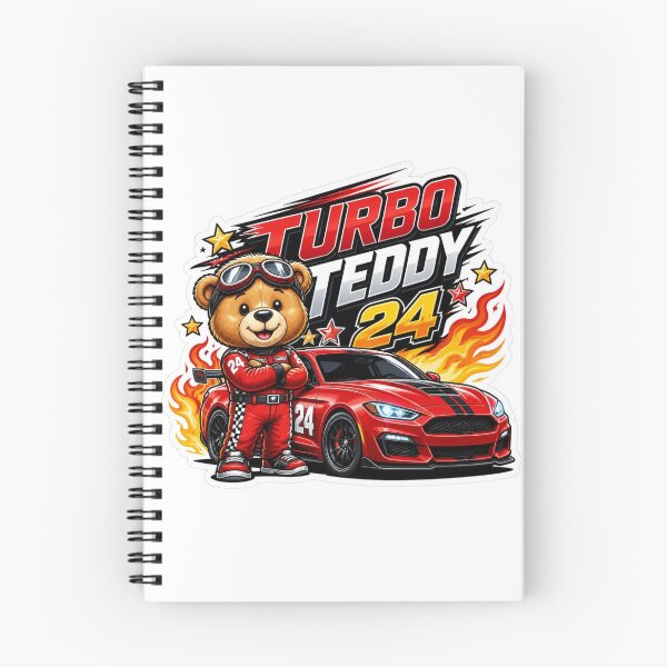 Item preview, Turbo Teddy Racing Sticker PNG | Cute Bear Sports Car Graphic | Kawaii Motorsport Streetwear | Retro Car Lover Gift designed and sold by Stylestickers55.