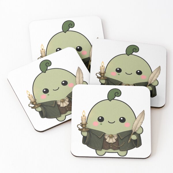 Item preview, Dark Academia Candle And Quill Mascot designed and sold by srinig.