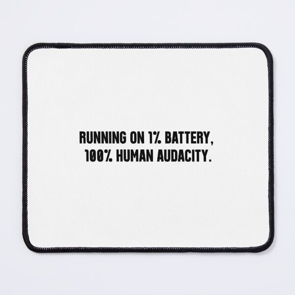 Item preview, 1 PERCENT BATTERY designed and sold by OVERHEARD IT | BRAND.