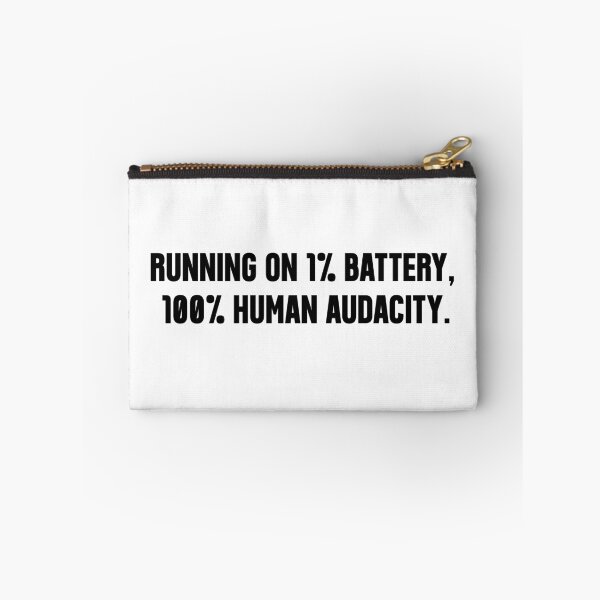 Item preview, 1 PERCENT BATTERY designed and sold by OVERHEARD IT | BRAND.