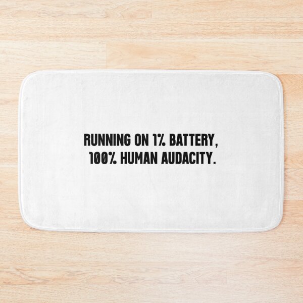 Item preview, 1 PERCENT BATTERY designed and sold by OVERHEARD IT | BRAND.