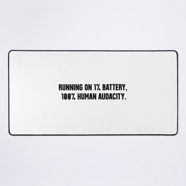 Item preview, 1 PERCENT BATTERY designed and sold by OVERHEARD IT | BRAND.