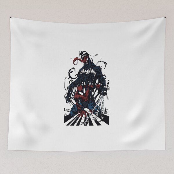 Item preview, Spider Hero Resisting Venom Marvel Inspired Symbiote Artwork designed and sold by GeekMix.