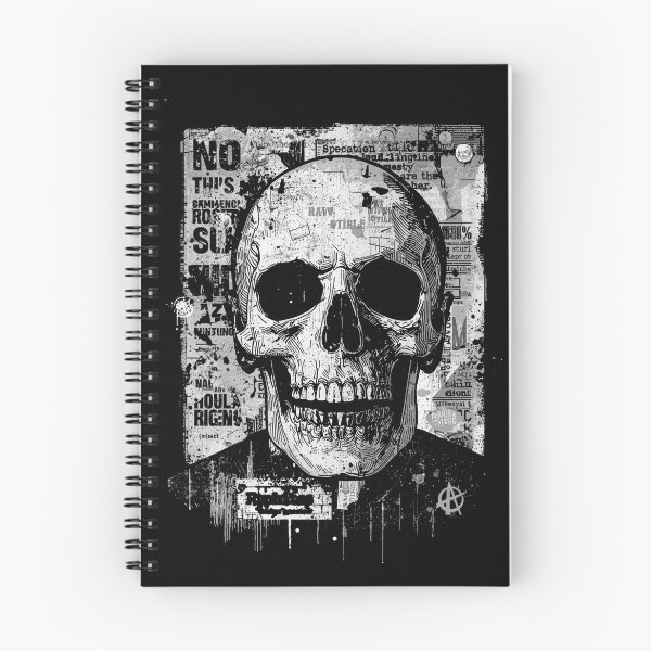 Item preview, Anarchy Skull Newspaper Collage Punk Zine designed and sold by ERODED SELF.
