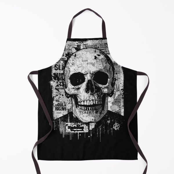 Item preview, Anarchy Skull Newspaper Collage Punk Zine designed and sold by ERODED SELF.
