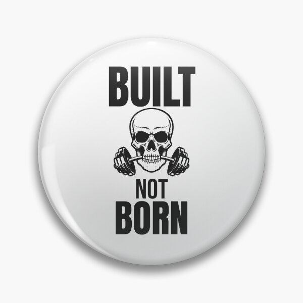 Item preview, Built Not Born Skull Weightlifting designed and sold by RisticCEO.