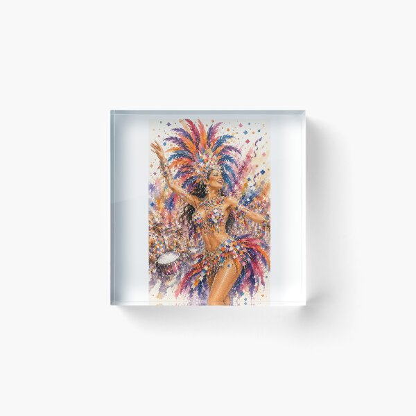 Item preview, Dancer from Gualeguaychú – Brilliance of the Litoral | Argentine Carnival designed and sold by Esencia Argentina.