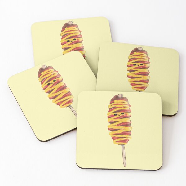 Item preview, Happy Cute Korean Potato Corn HotDog Gamja designed and sold by Designs By Amber.