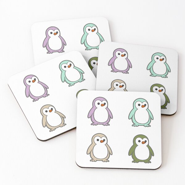 Item preview, Minimalist Penguin Quartet | Clean Vector Mascot Set designed and sold by Pippo-Penguin.