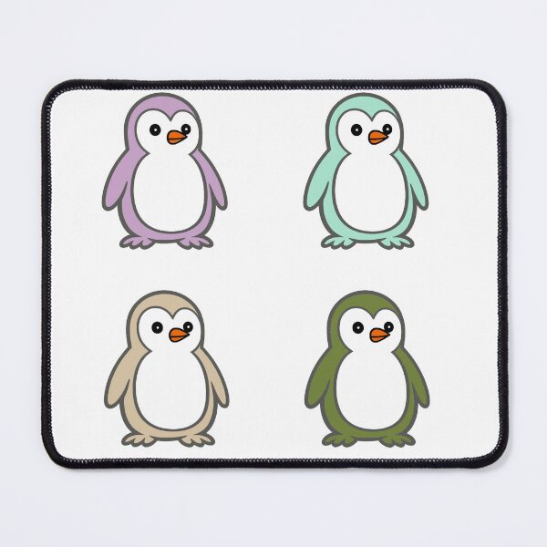 Item preview, Minimalist Penguin Quartet | Clean Vector Mascot Set designed and sold by Pippo-Penguin.