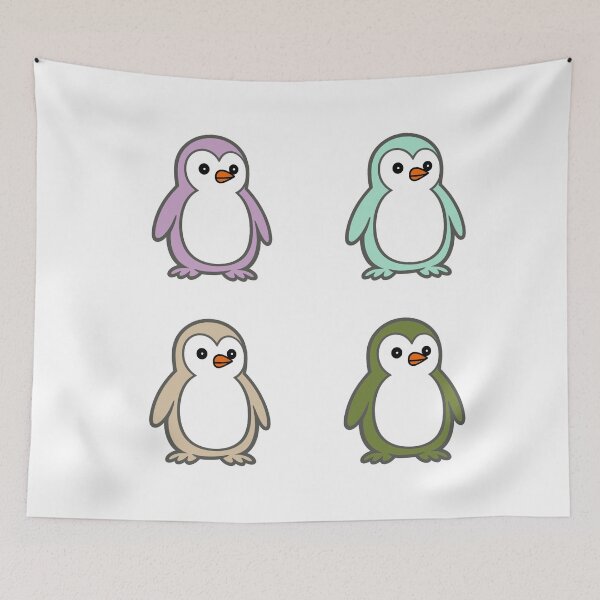 Item preview, Minimalist Penguin Quartet | Clean Vector Mascot Set designed and sold by Pippo-Penguin.