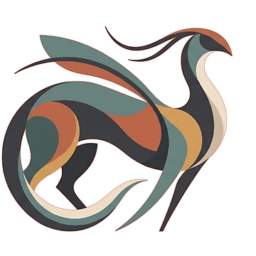 Artwork thumbnail, Beautiful Abstract Animal by RaizeDesign