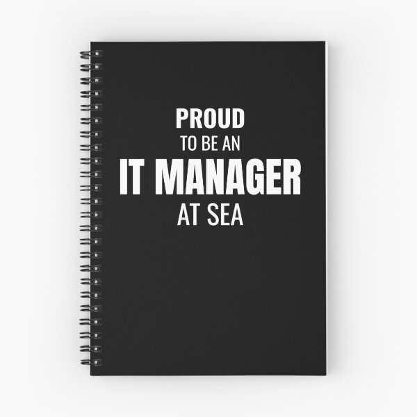 Item preview, Proud to be an IT Manager at Sea (White) designed and sold by ShipCrewNation.