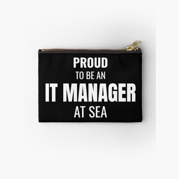 Item preview, Proud to be an IT Manager at Sea (White) designed and sold by ShipCrewNation.