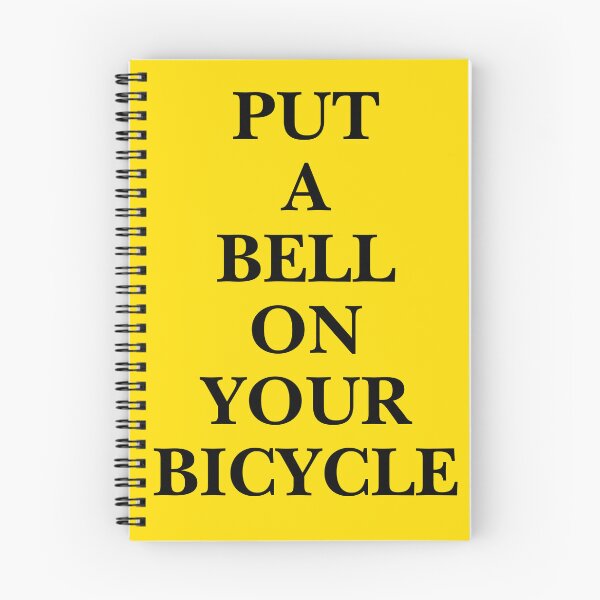 Item preview, Put A Bell On Your Bicycle – Simple Typo Statement Design designed and sold by eMKa82.