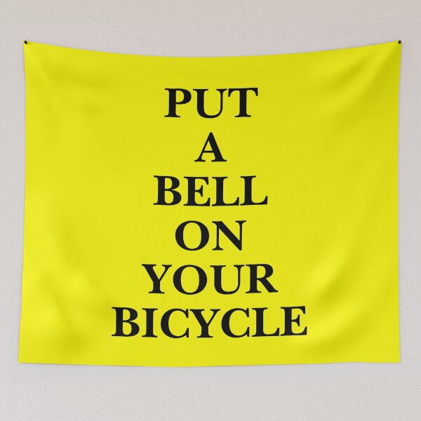 Item preview, Put A Bell On Your Bicycle – Simple Typo Statement Design designed and sold by eMKa82.