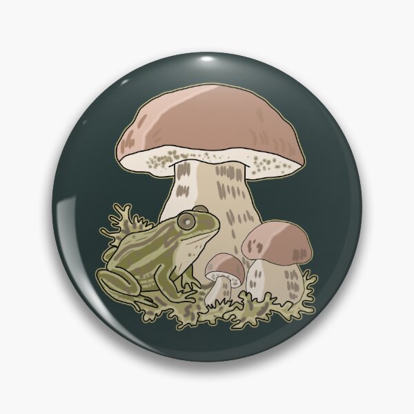 Item preview, Frog and Mushroom Cottagecore Woodland Aesthetic designed and sold by LeshanArt.