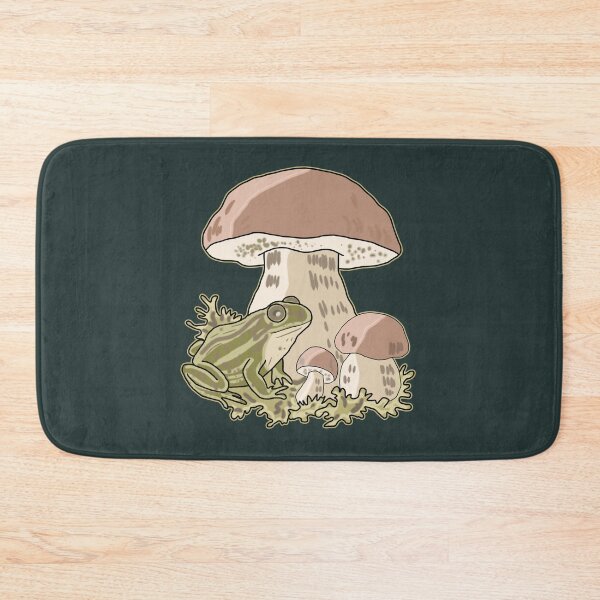Item preview, Frog and Mushroom Cottagecore Woodland Aesthetic designed and sold by LeshanArt.