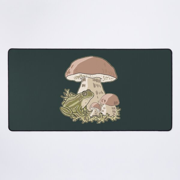 Item preview, Frog and Mushroom Cottagecore Woodland Aesthetic designed and sold by LeshanArt.