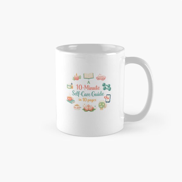 Item preview, 10 Minute Self Care Guide | Daily Self Care Routine ( PNG Instant Download ) designed and sold by AZ Atelier.